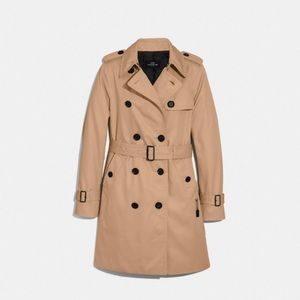 Coach Women’s Trench Coat- Classic Khaki